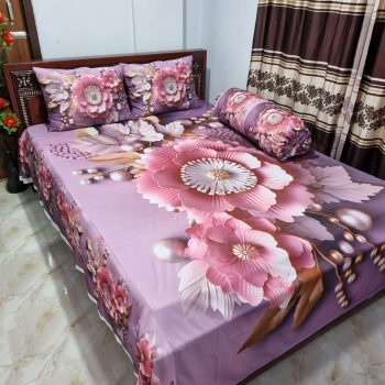 Premium 3D Bedsheet Four Piece Set