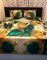 Premium 3D Bedsheet Four Piece Set