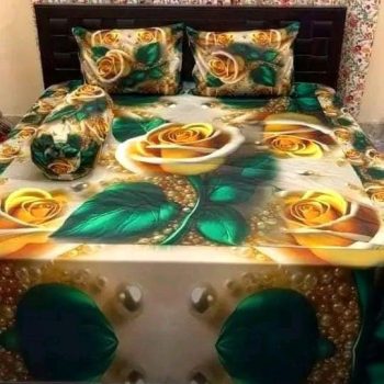 Premium 3D Bedsheet Four Piece Set