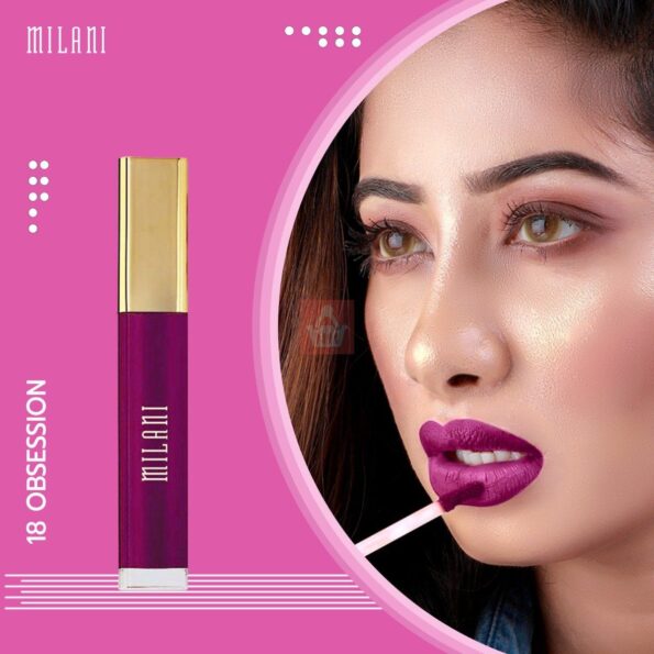 Milani Amore Matte Liquid Lipstick - 18 Obsession - 6gm