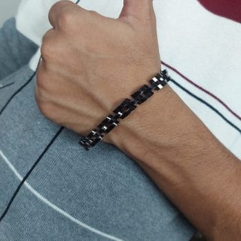 Royal Steel Pattern Bracelet for Men GFT004