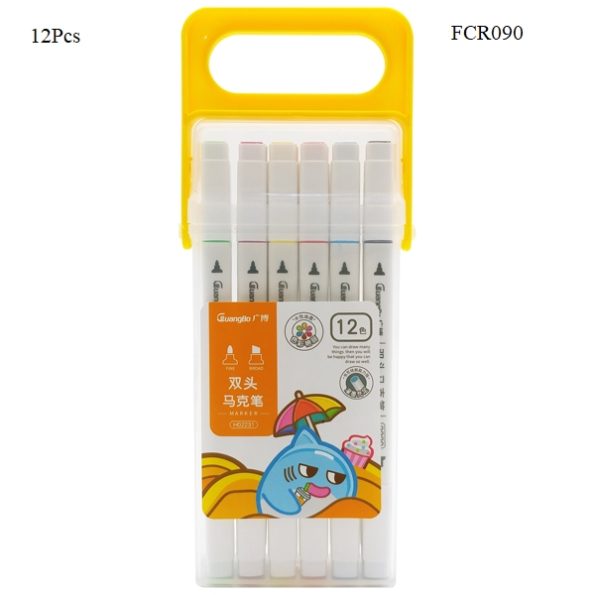 Guangbo Markers Sets 12 Colors Sketching Markers FCR090