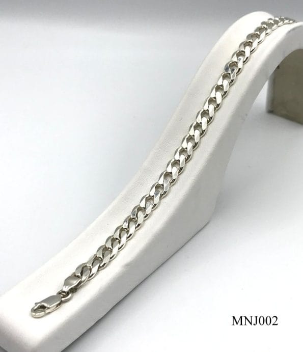 Men‘s Chunky Stainless Steel Bracelet MNJ002 - Image 3