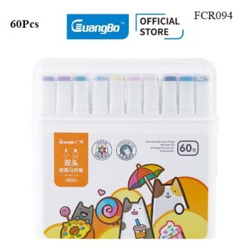 Guangbo Markers Sets 60 Colors Sketching Markers FCR094