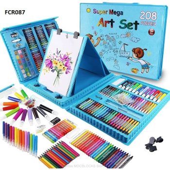Drawing Art Set Painting Drawing Supplies 208 Pcs (Blue Color Box) FCR087
