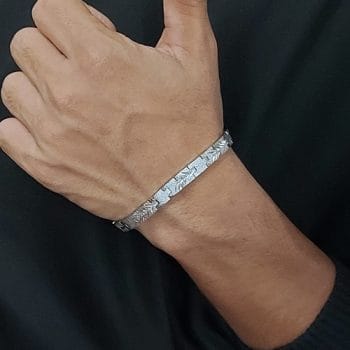 Royal Steel Pattern Bracelet for Men GFT007