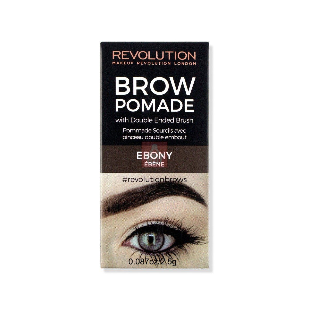Makeup Revolution Brow Pomade - Ebony