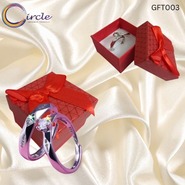 Exclusive Korean Couples Adjustable Ring GFT003 - Image 2