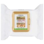 L'oreal Age Perfect Cleansing Wipes For Mature Skin Smoothing & Anti Fatigue 25 Wipes
