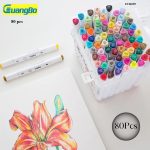 Guangbo Markers Sets 80 Colors Sketching Markers FCR095