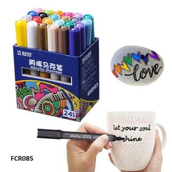 STA Acrylic Paint Permanent Markers 24 Pcs FCR085